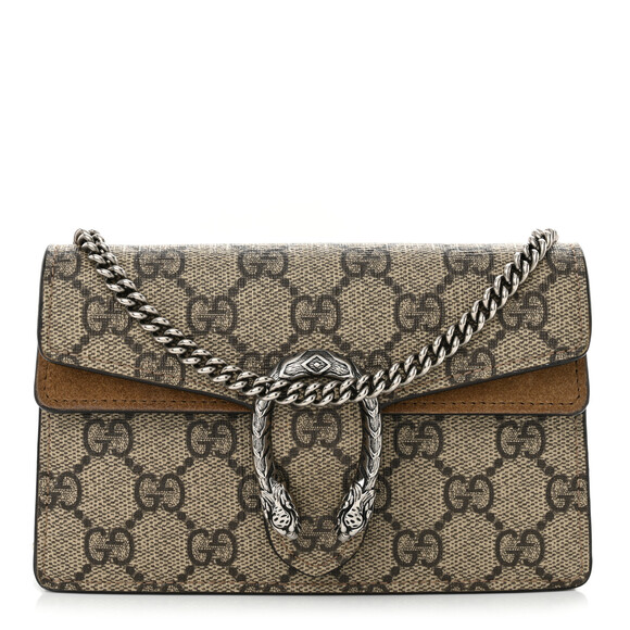 Gucci Gg Supreme Super Mini Dionysus #187716G79B - Picture 1 of 11